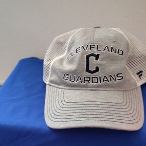 Cleveland Guardians Gray Mesh Cap